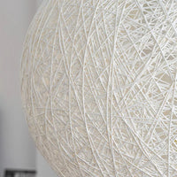 Suspension Sphère Cocon en Chanvre Tressé – Luminaire Bohème