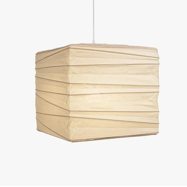 Suspension Traditionnelle en Papier Velorian – Luminaire Carré
