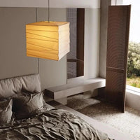 Suspension Traditionnelle en Papier Velorian – Luminaire Carré