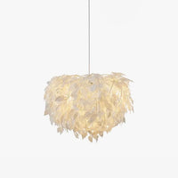 Suspension Boule Feuillage Poétique en Papier – Luminaire Moderne