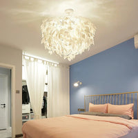 Suspension Boule Feuillage Poétique en Papier – Luminaire Moderne