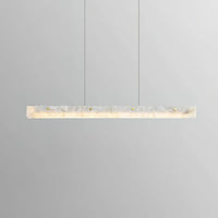 Suspension LED Linéaire Moderne – Luminaire de Cuisine en Albâtre