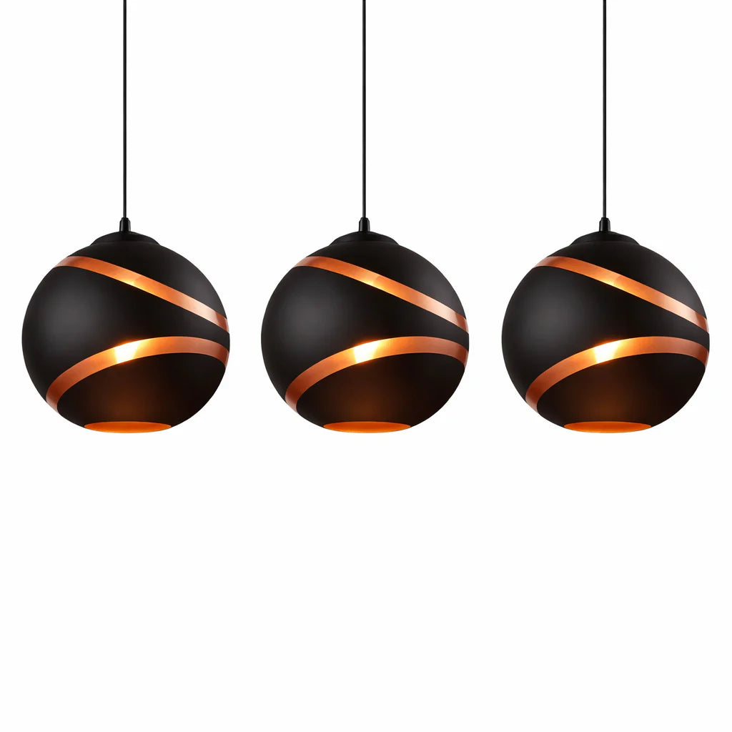 Luminaire De Suspension Sphère Cuivrée