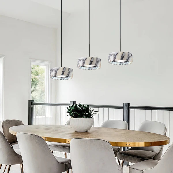 Suspension Glide - Luminaire moderne et minimaliste en marbre