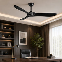 Ventilateur de Plafond Industriel Vintage 107/132/152 cm – Silencieux, Télécommande, 6 Vitesses