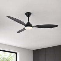 Ventilateur de Plafond 132 cm avec LED – Silencieux, Télécommande, Intérieur/Extérieur