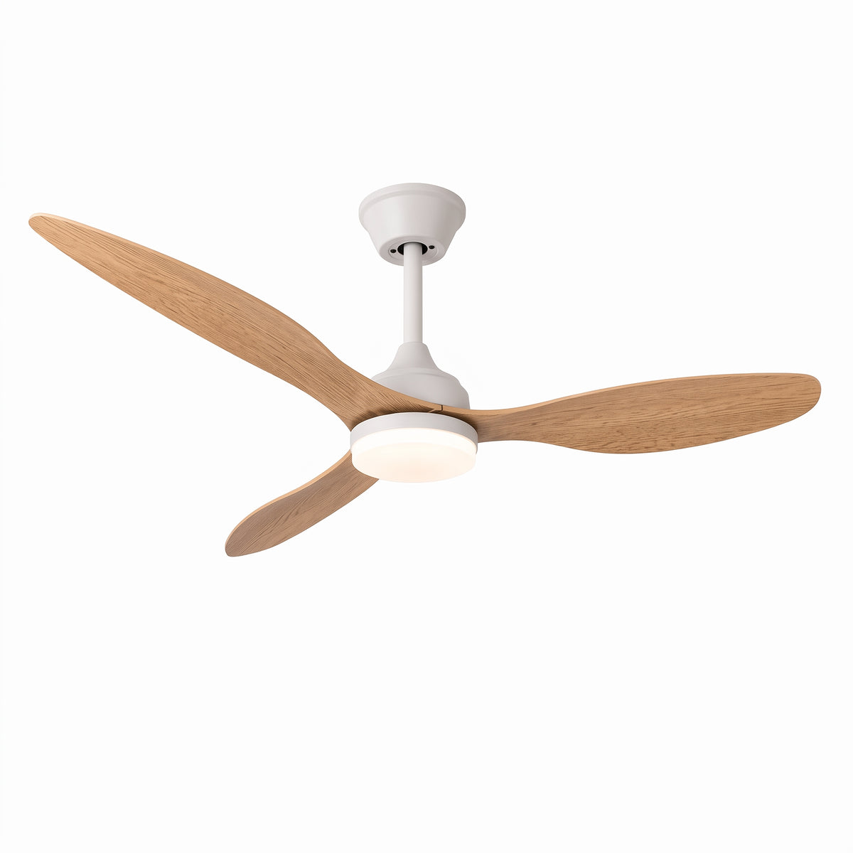 Ventilateur de Plafond 132 cm avec LED – Silencieux, Télécommande, Intérieur/Extérieur
