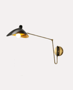 Applique "Atelier" – Design Industriel Chic en Or Brossé et Métal Noir Mes Luminaires
