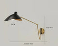 Applique "Atelier" – Design Industriel Chic en Or Brossé et Métal Noir Mes Luminaires