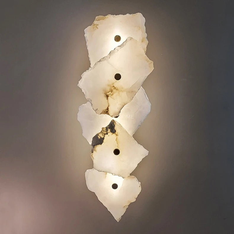 Applique de Couloir Majestueuse – Cascade de Pierre Lumineuse Mes Luminaires