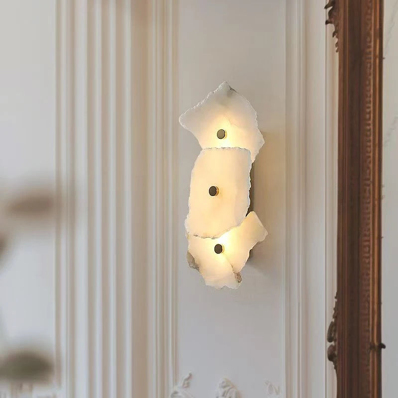 Applique de Couloir Majestueuse – Cascade de Pierre Lumineuse Mes Luminaires