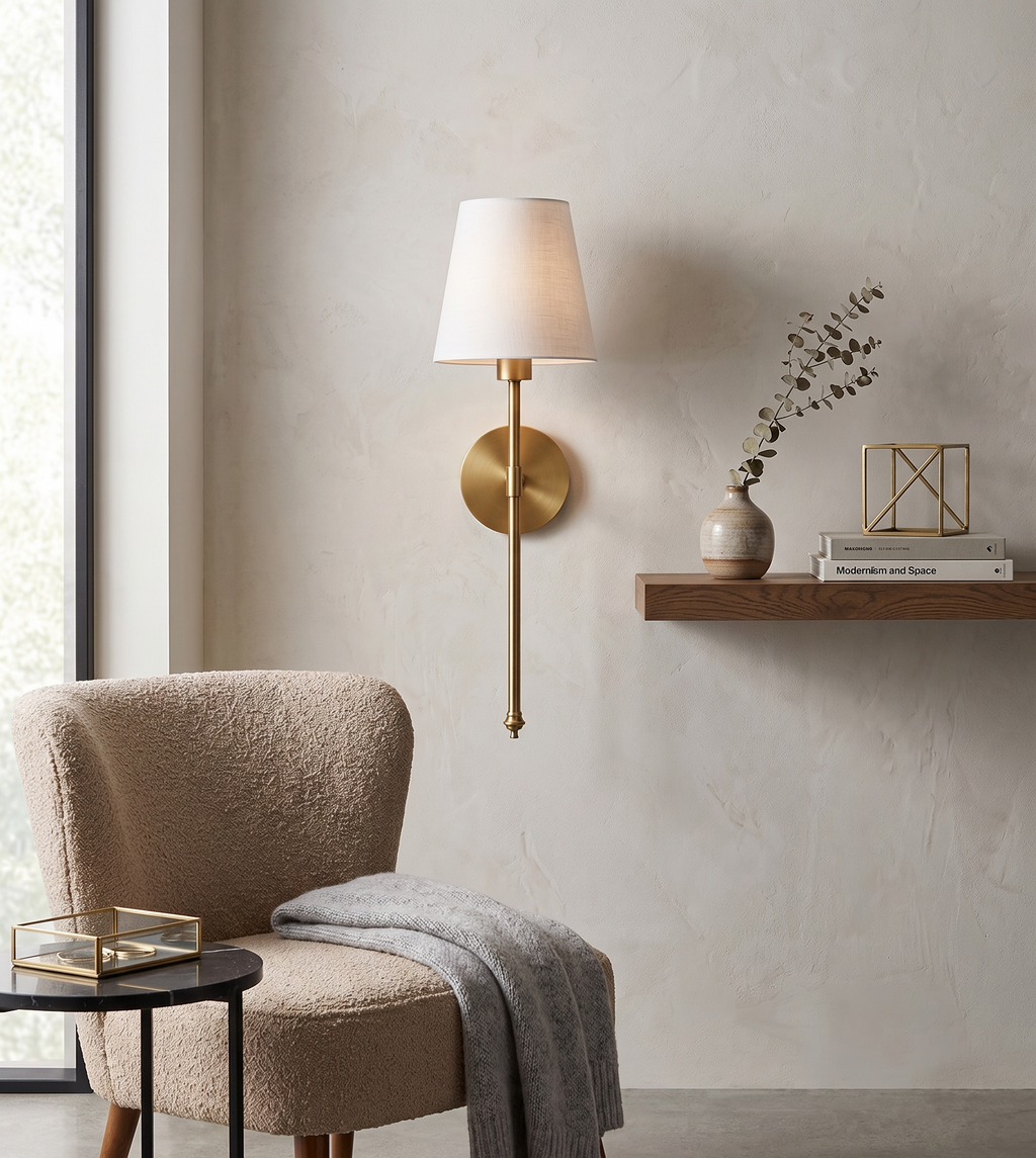 Applique de Cuisine "Bistrot Chic" – Luminaire Doré pour Intérieur Moderne Mes Luminaires