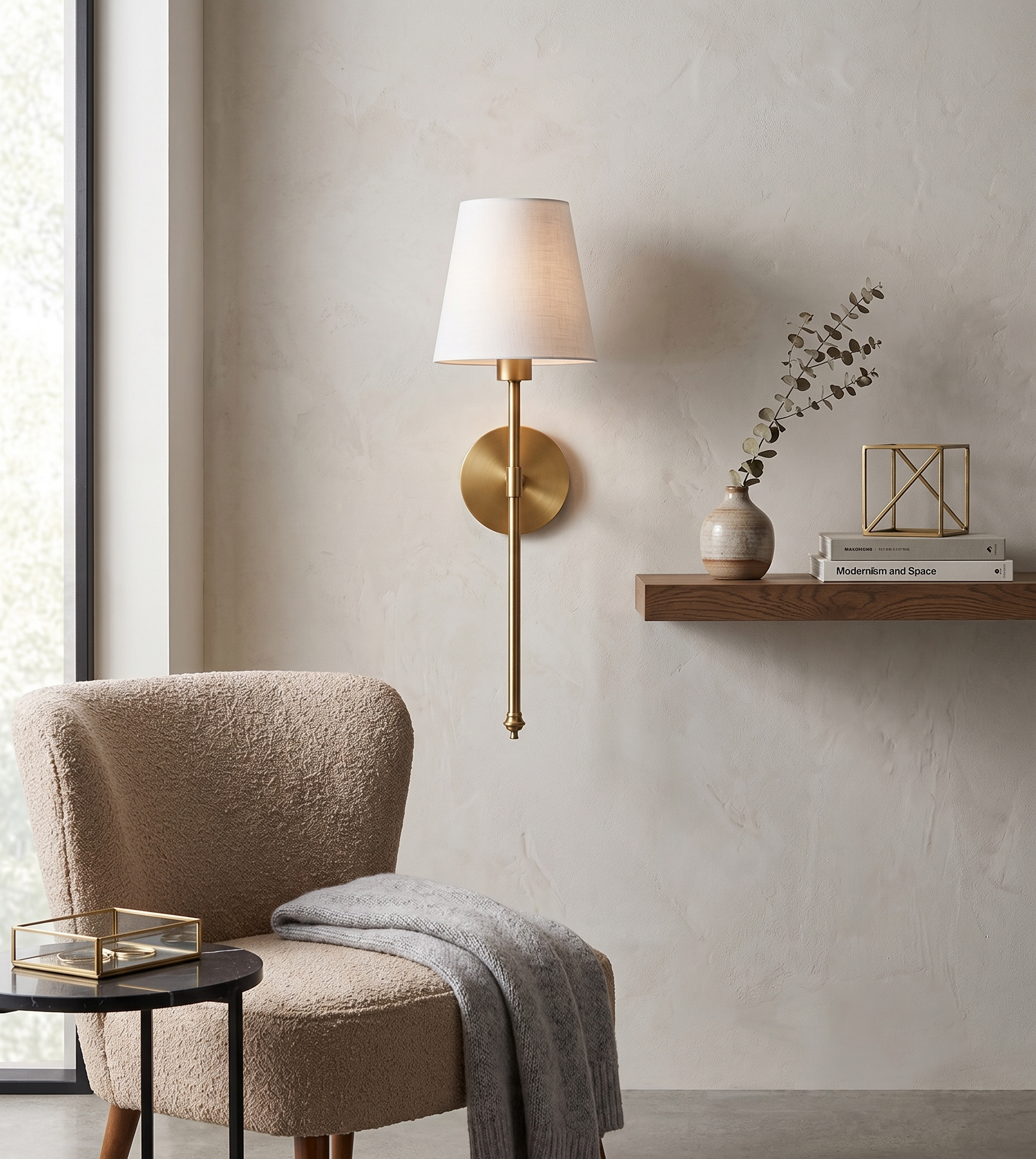 Applique de Cuisine "Bistrot Chic" – Luminaire Doré pour Intérieur Moderne Mes Luminaires