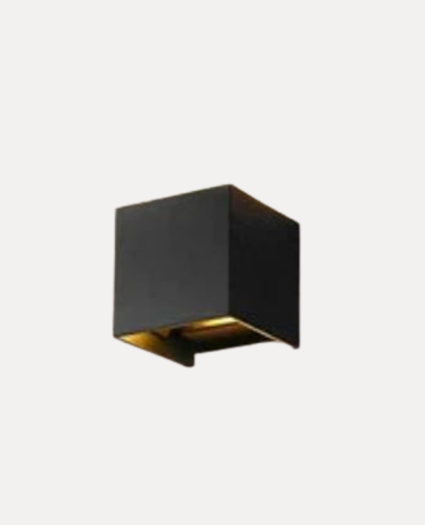 Applique LED Extérieure pour Façade et Entrée Maison – Lampe de Mur Cube Mes Luminaires