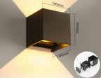 Applique LED Extérieure pour Façade et Entrée Maison – Lampe de Mur Cube Mes Luminaires