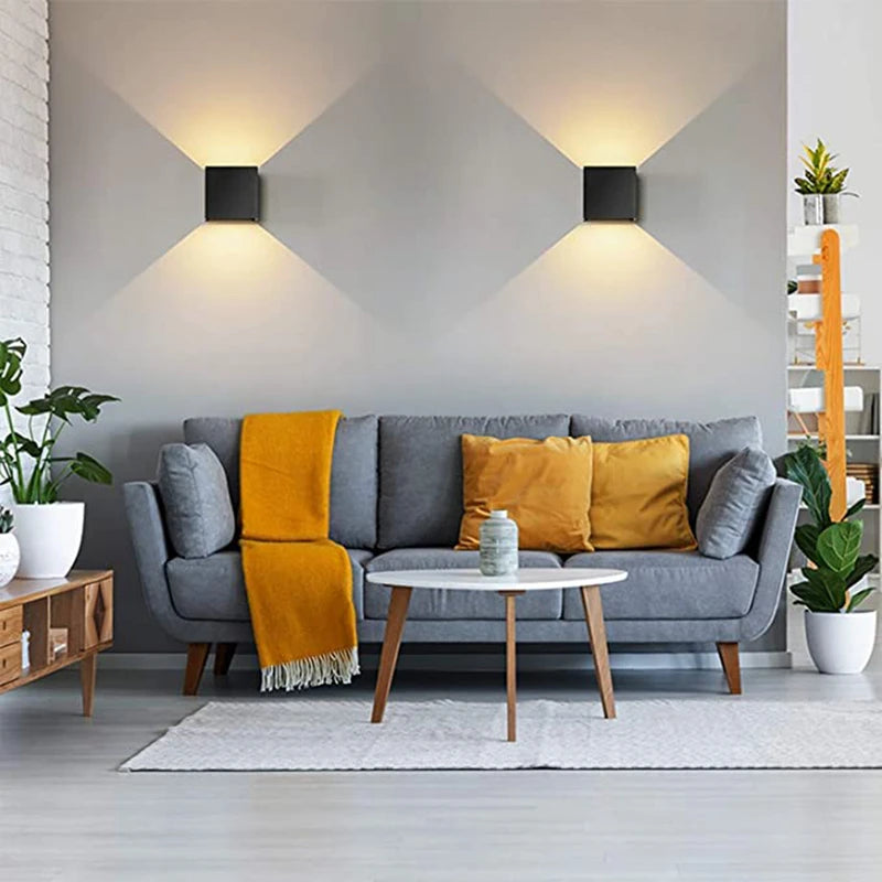 Applique LED Extérieure pour Façade et Entrée Maison – Lampe de Mur Cube Mes Luminaires