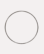 Applique LED Murale Minimaliste Cercle Noir Mes Luminaires