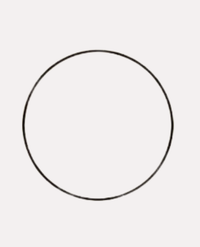 Applique LED Murale Minimaliste Cercle Noir Mes Luminaires