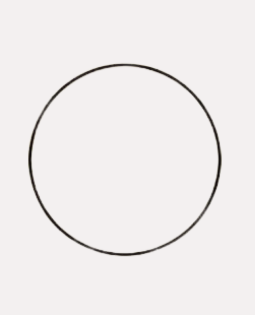 Applique LED Murale Minimaliste Cercle Noir Mes Luminaires