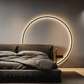 Applique LED Murale Minimaliste Cercle Noir Mes Luminaires