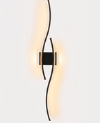 Applique Murale à Éclairage Indirect – Halo Lumineux en Forme de Vague Mes Luminaires
