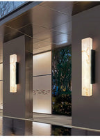 Applique Murale "Alabaster" – Design Rectangulaire en Marbre et Or Mes Luminaires