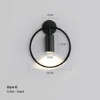 Applique Murale Chic en Laiton Doré avec Anneau Mes Luminaires