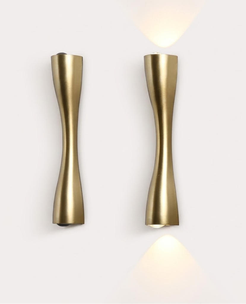 Applique Murale De Couloir – Forme Sablier Mes Luminaires