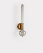 Applique Murale Design Moderne en Cristal et Or Mes Luminaires