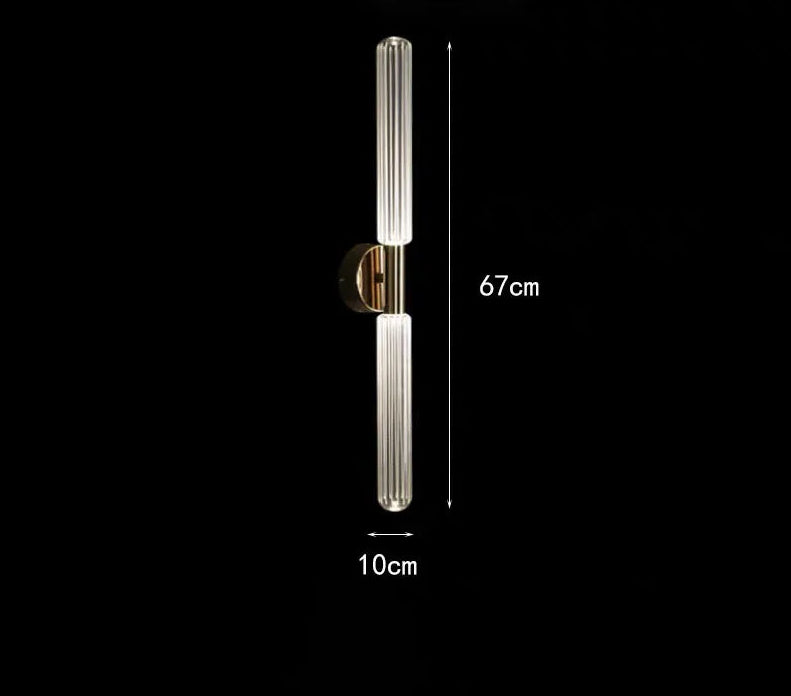 Applique Murale Design Moderne en Cristal et Or Mes Luminaires