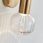Applique Murale Design Moderne en Cristal et Or Mes Luminaires