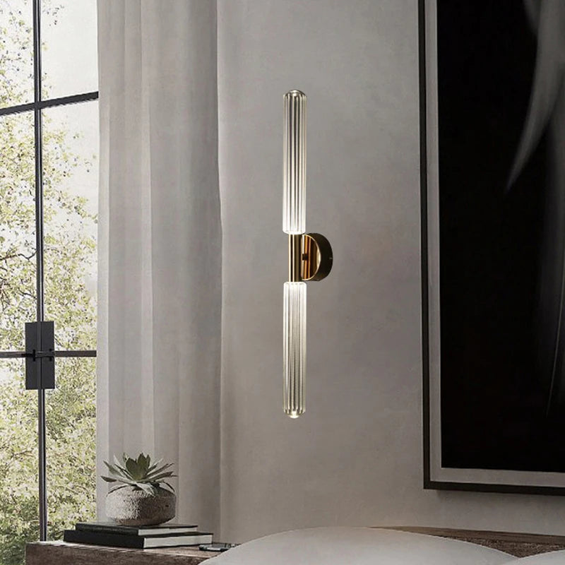Applique Murale Design Moderne en Cristal et Or Mes Luminaires