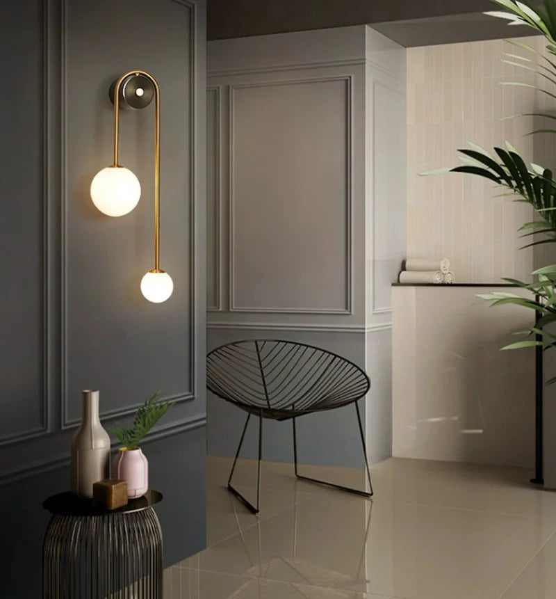Applique Murale Duo Gold & Pearl Mes Luminaires