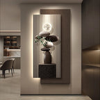 Applique Murale en Granit et Marbre Texturé avec Décor Pierre Sculptée Mes Luminaires