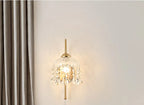 Applique Murale en Verre de Cristal avec Gouttes Suspendues Mes Luminaires