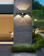 Applique Murale Extérieur "Ondulation" – Design Vague Minimaliste Mes Luminaires