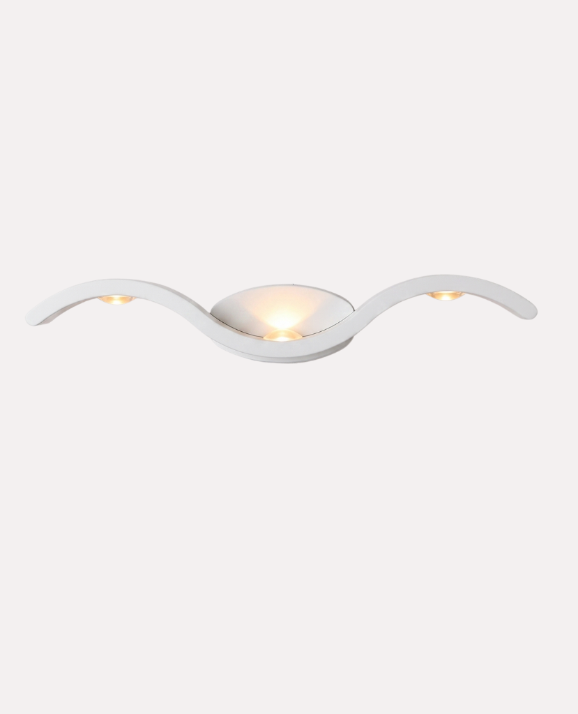 Applique Murale Extérieur "Ondulation" – Design Vague Minimaliste Mes Luminaires