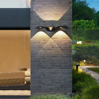 Applique Murale Extérieur "Ondulation" – Design Vague Minimaliste Mes Luminaires