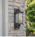 Applique Murale Extérieure "Lanterne Royale" – Design Antique & Verre Strié Mes Luminaires