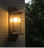 Applique Murale Extérieure "Lanterne Royale" – Design Antique & Verre Strié Mes Luminaires