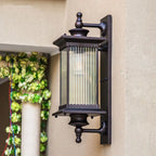 Applique Murale Extérieure "Lanterne Royale" – Design Antique & Verre Strié Mes Luminaires