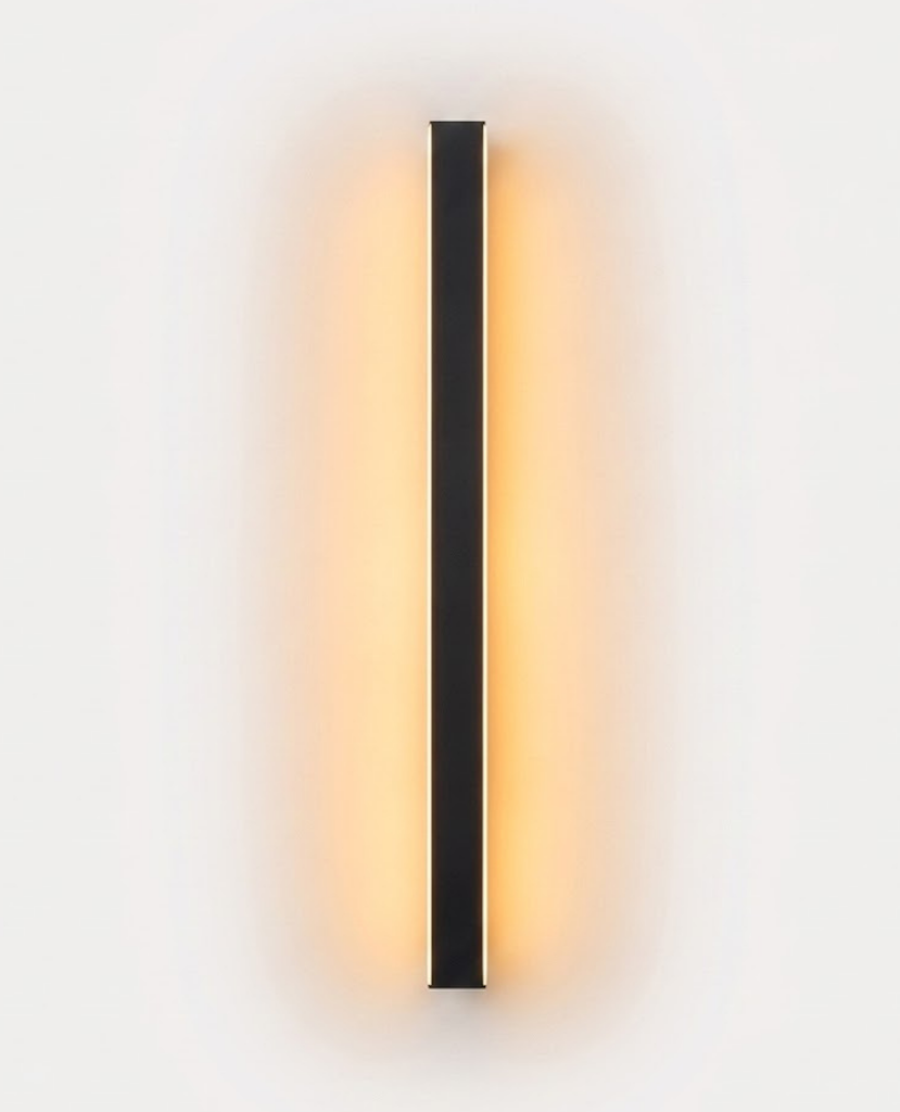 Applique Murale "Linéa" – Design Extra-Long & Minimaliste Noir Mat Mes Luminaires