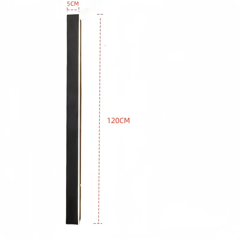 Applique Murale "Linéa" – Design Extra-Long & Minimaliste Noir Mat Mes Luminaires