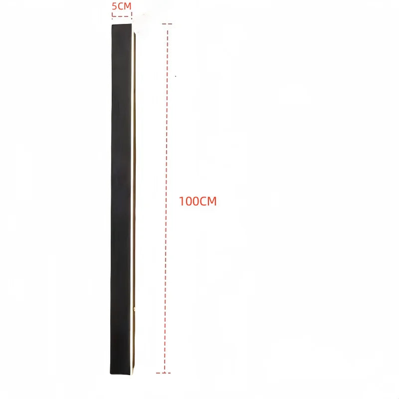 Applique Murale "Linéa" – Design Extra-Long & Minimaliste Noir Mat Mes Luminaires