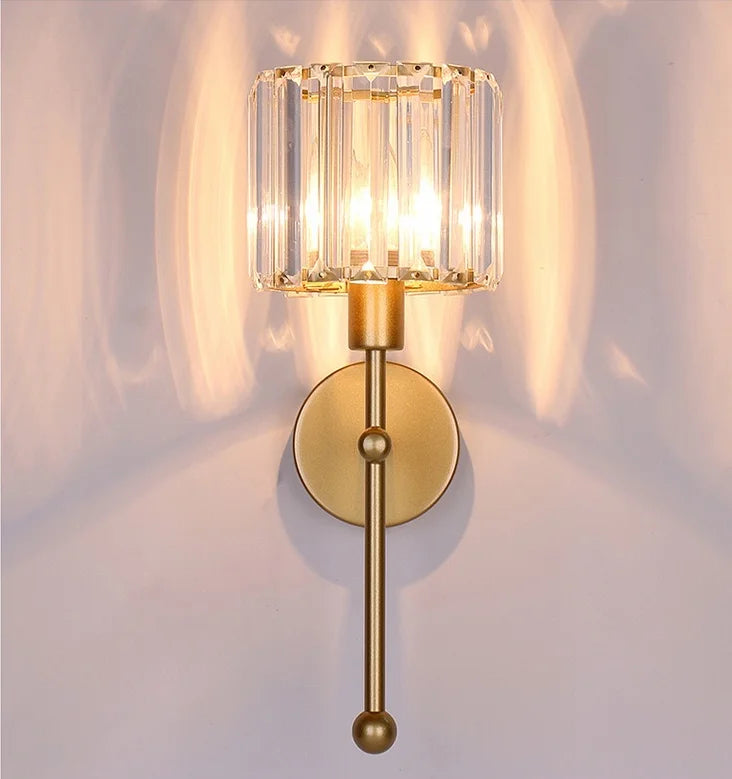 Applique Murale "Prisme" en Laiton Avec Support Mes Luminaires