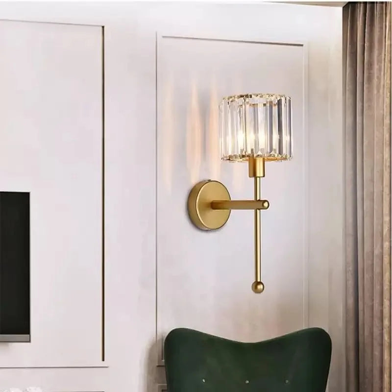 Applique Murale "Prisme" en Laiton Avec Support Mes Luminaires