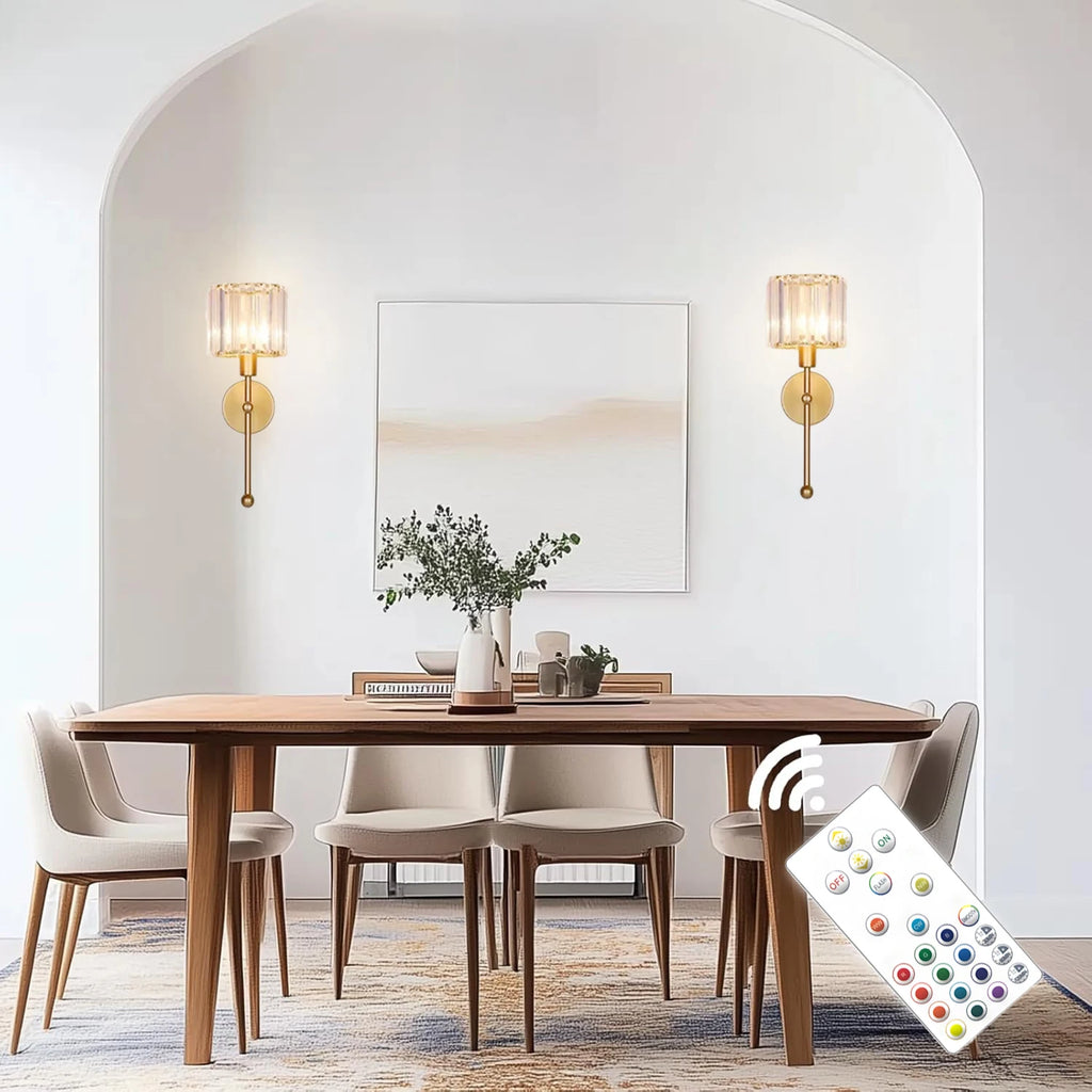 Applique Murale "Prisme" en Laiton Avec Support Mes Luminaires