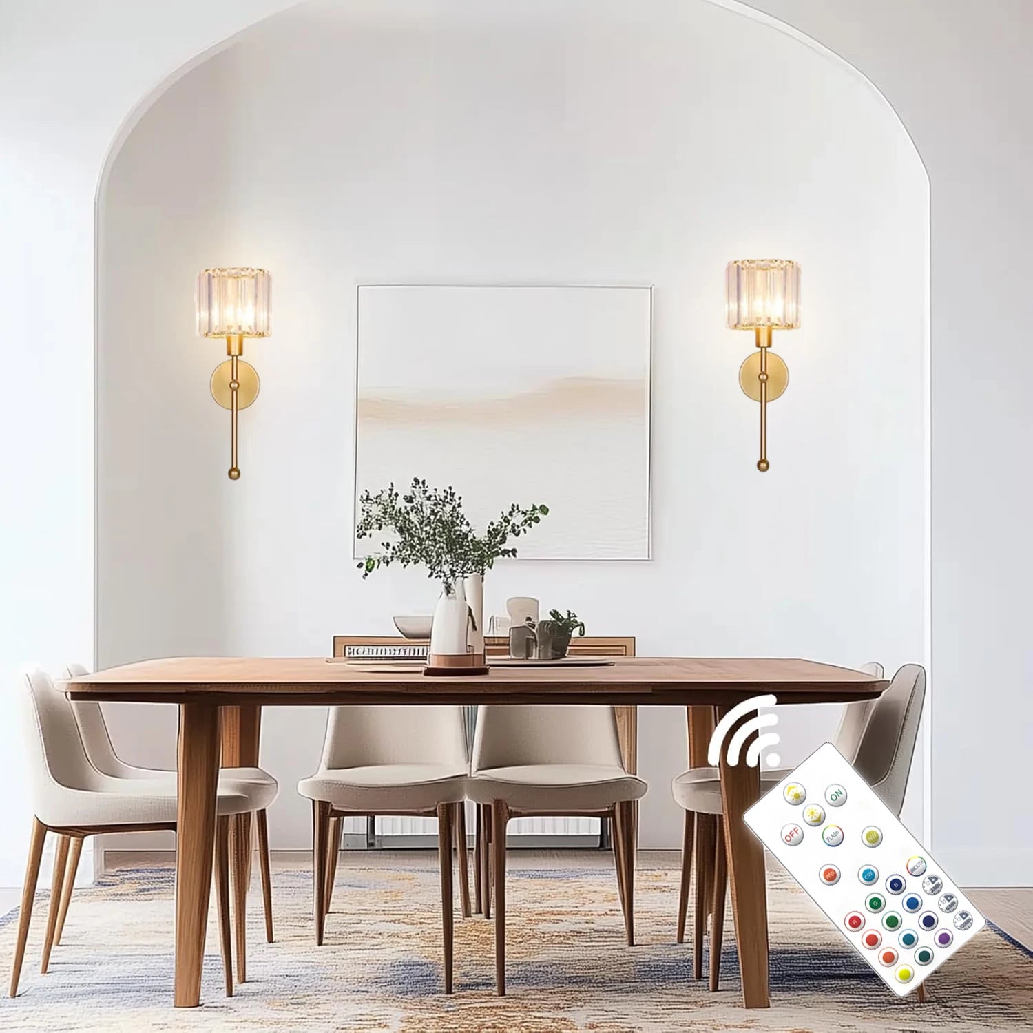 Applique Murale "Prisme" en Laiton Avec Support Mes Luminaires