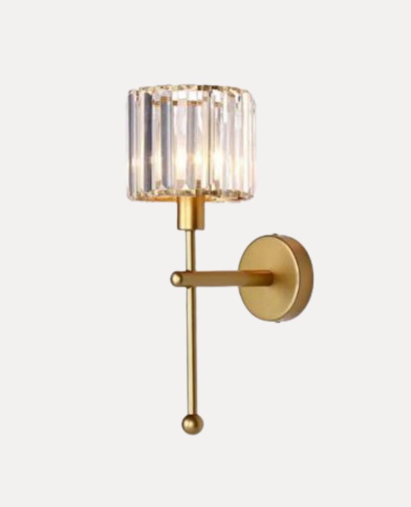 Applique Murale "Prisme" en Laiton Avec Support Mes Luminaires