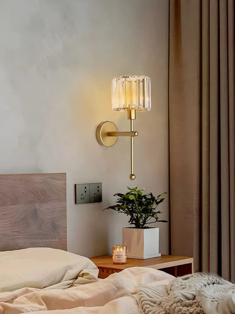 Applique Murale "Prisme" en Laiton Avec Support Mes Luminaires